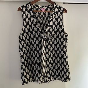 Silk Lilly Pulitzer Top size XL